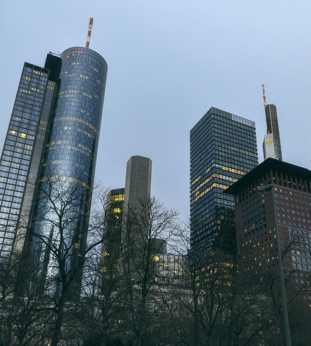 Hochhäuser im Frankfurter Bankenviertel