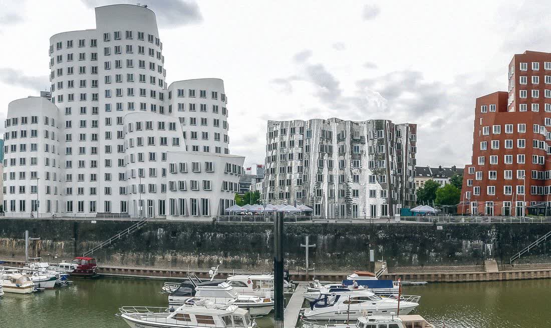 Neuer Zollhof im Medienhafen Düsseldorf