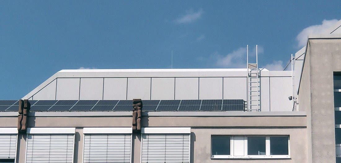 Photovoltaikanlage auf einem Dach